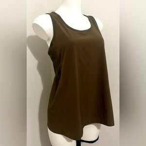NWOT- Athleta Passenger Tank Olive Green size small